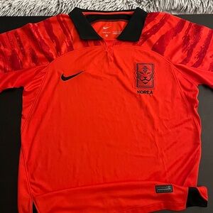 NWOT Red Nike South Korea Soccer Jersey